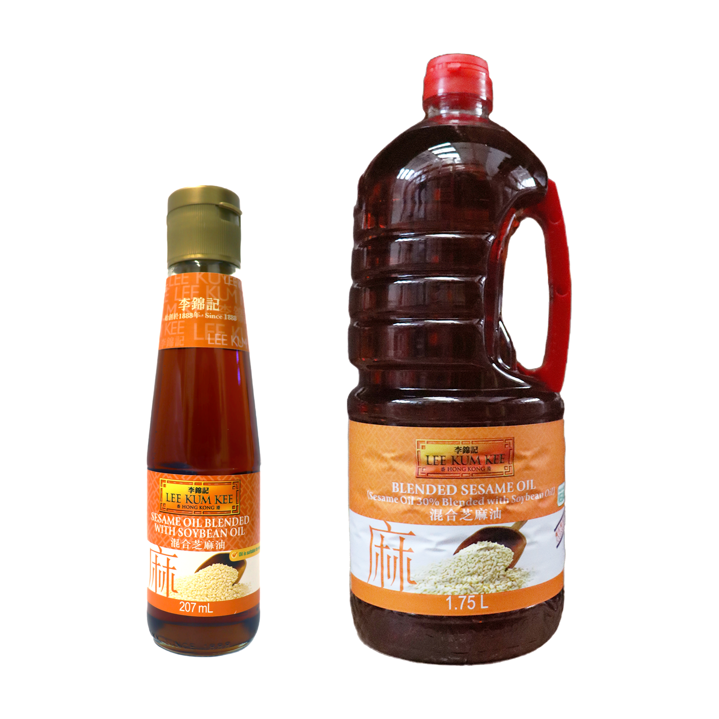 LKK SESAME OIL BLENDED WITH SOYBEAN OIL 李錦記混合芝麻油
