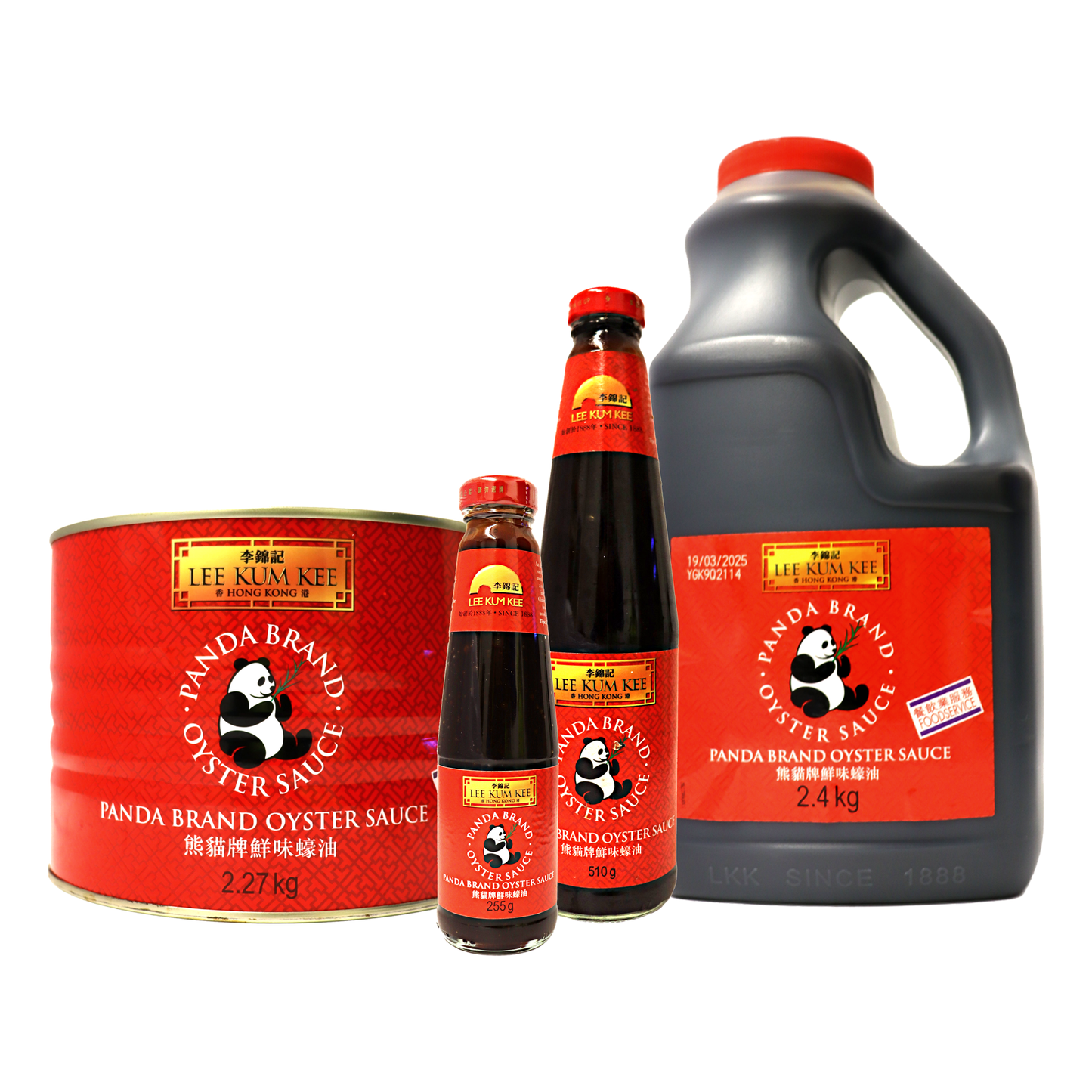 LKK PANDA BRAND OYSTER SAUCE 李錦記熊猫牌鲜味蚝油