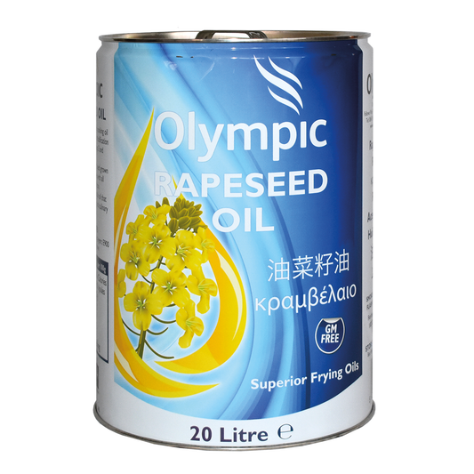 OLYMPIC RAPESEED OIL TIN OLYMPIC菜籽油铁桶
