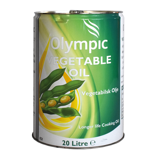 OLYMPIC VEGETABLE OIL TIN OLYMPIC植物油铁桶