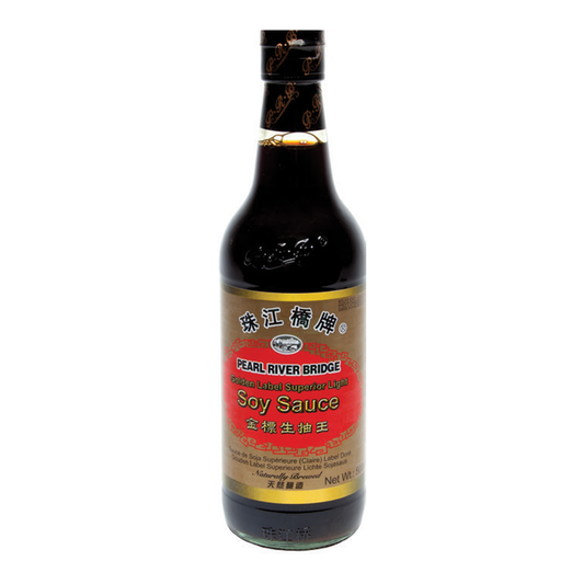 PEARL RIVER BRIDGE GOLDEN LABEL LIGHT SOY SAUCE 珠江桥牌金标生抽