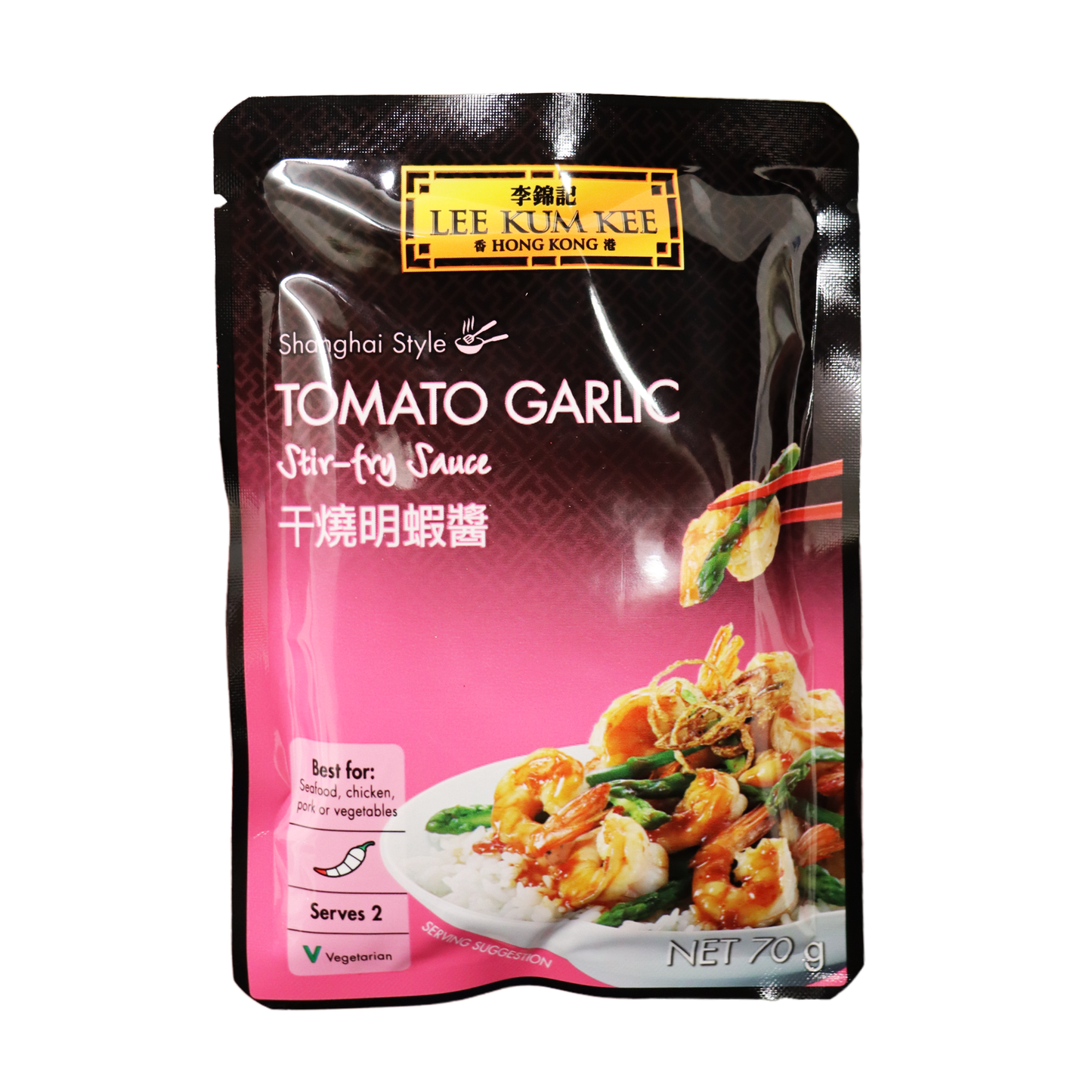 LKK TOMATO GARLIC STIR-FRY SAUCE 李錦記干烧明虾酱