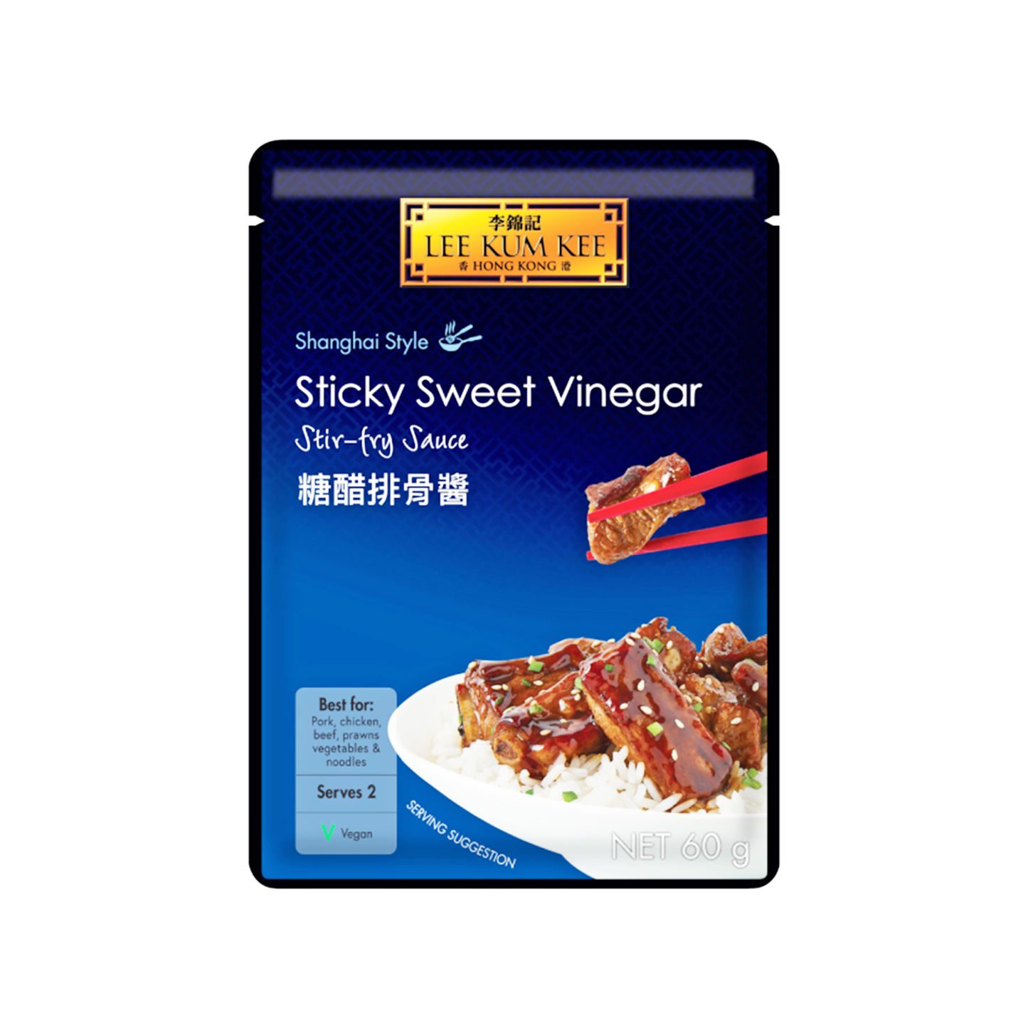 LKK STICKY SWEET VINEGAR STIR-FRY SAUCE 李錦記糖醋排骨酱