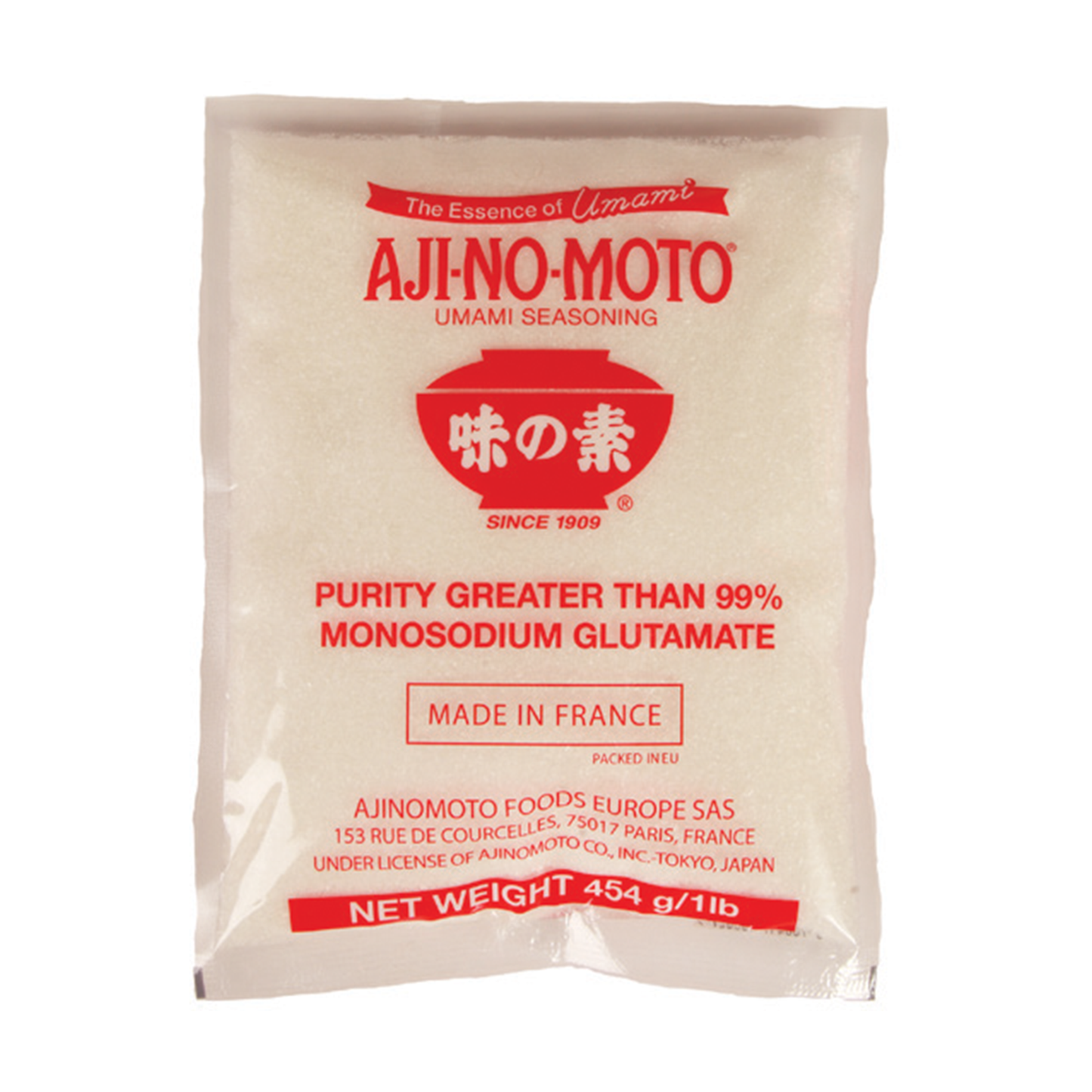 AJINOMOTO UMAMI SEASONING Monosodium Glutamate 味精
