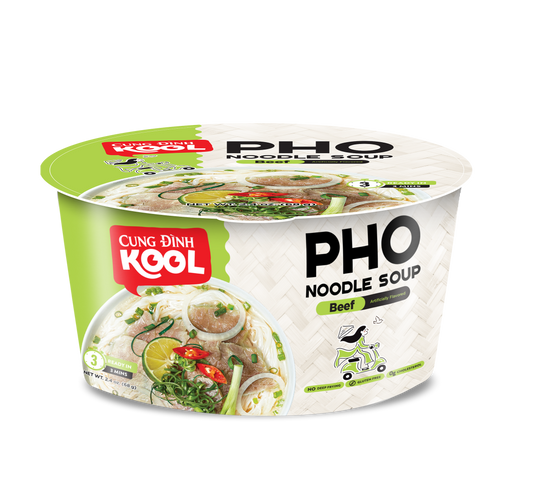 Kool Beef Flavour Bowls Pho  牛肉味碗裝河粉