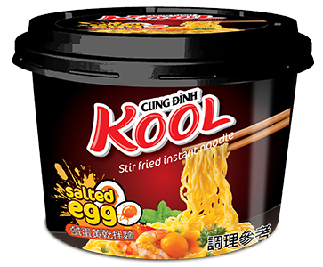 Kool Salted Egg Flavour Stir Noodle 鹹蛋黃撈麵