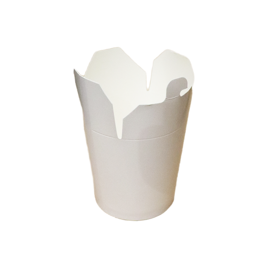 16oz WHITE NOODLE BOX 面条外卖纸盒