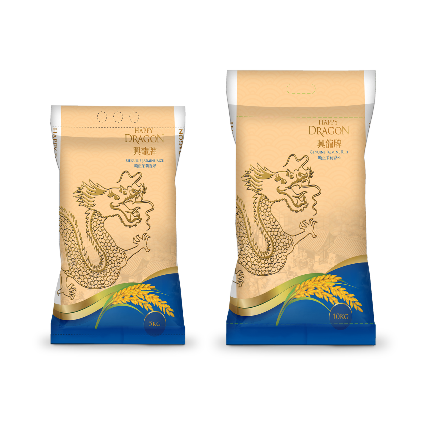 Happy Dragon Jasmine Rice 興龍牌纯正茉莉香米