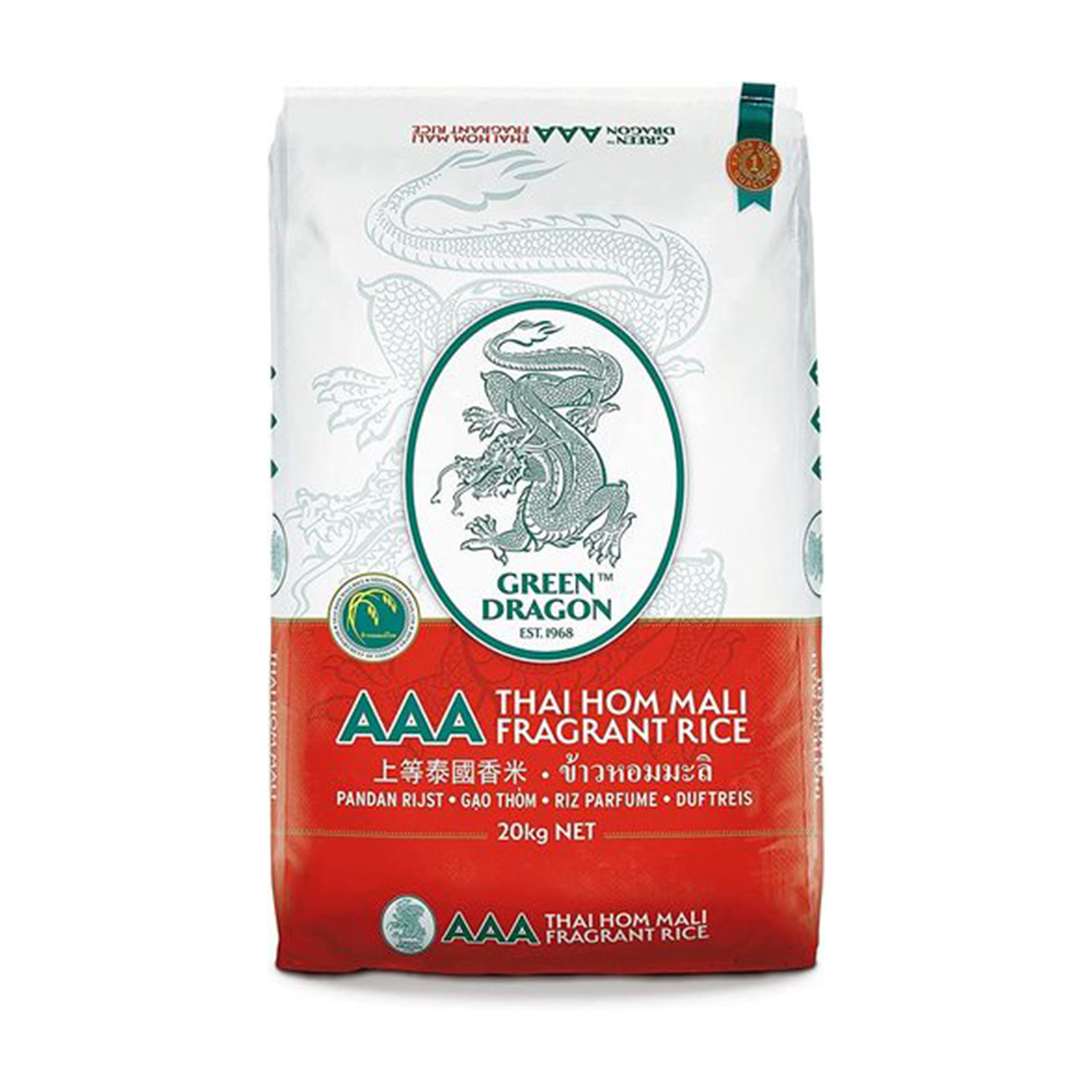 GREEN DRAGON THAI FRAGRANT JASMINE RICE 青龙香米