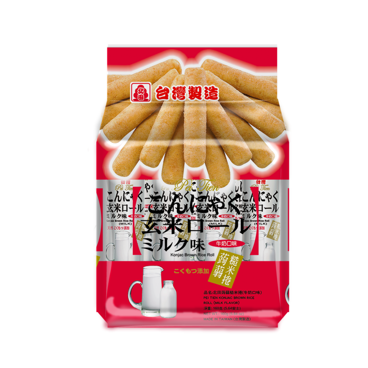 Pei Tien Konjac Brown Rice Roll 北田蒟蒻糙米卷