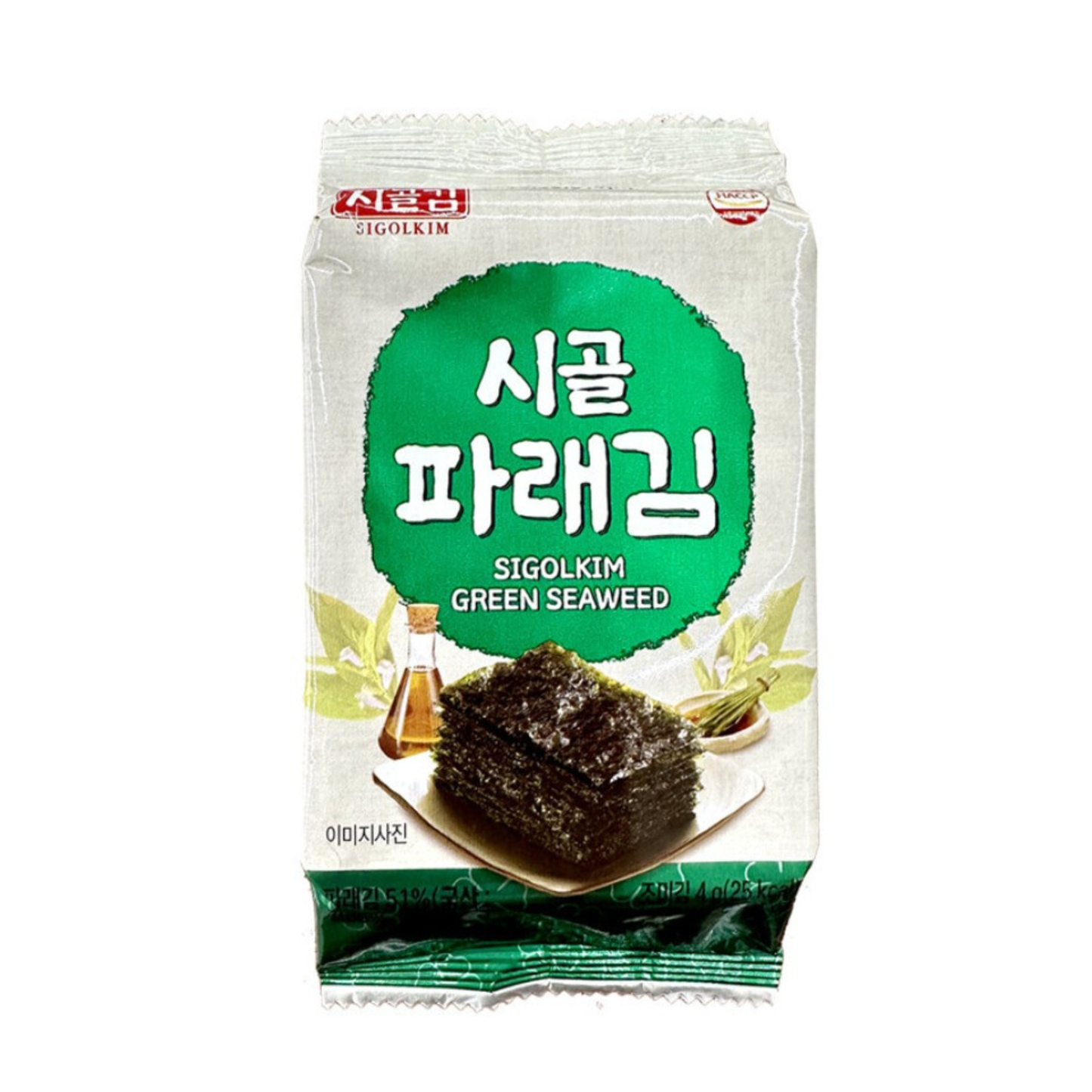 Sigolkim Green Seaweed 韓國 Sigolkim 綠茶風味即食烤紫菜