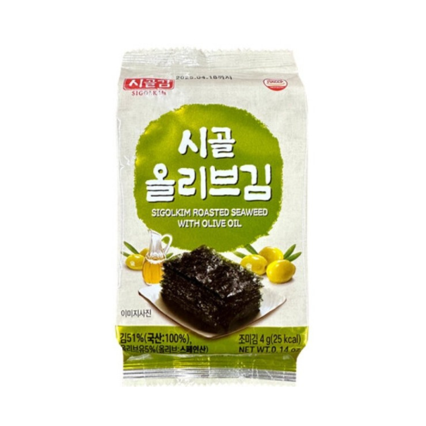 Sigolkim Rst Seaweed Olive Oil 韓國 Sigolkim 特級橄欖油烤紫菜