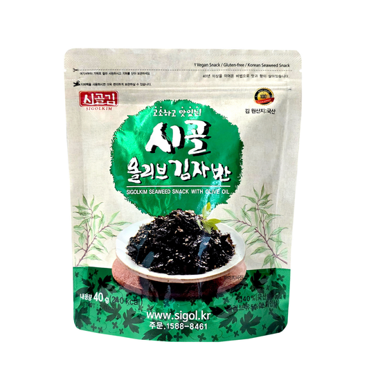 Sigolkim Seaweed Snack Olive Oil 韓國 Sigolkim 橄欖油香脆紫菜酥