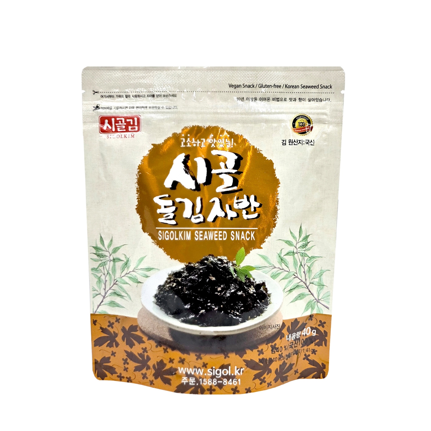 Sigolkim Seaweed Snack Original 韓國 Sigolkim 原味香脆紫菜酥