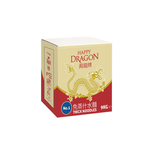 Happy Dragon No.1 Thick Noodle 興龍牌免蒸什水麵 No.1