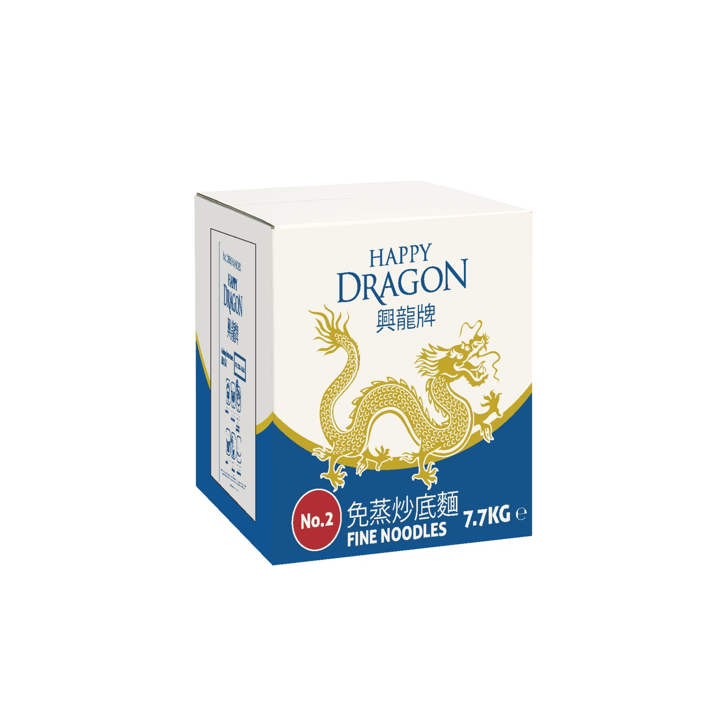 Happy Dragon No.2 Fine Noodle 興龍牌免蒸炒底麵 No.2