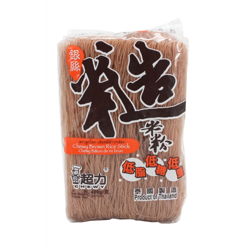 Chewy Brown Rice Stick 超力銀絲糙米粉 – Kwan Yick