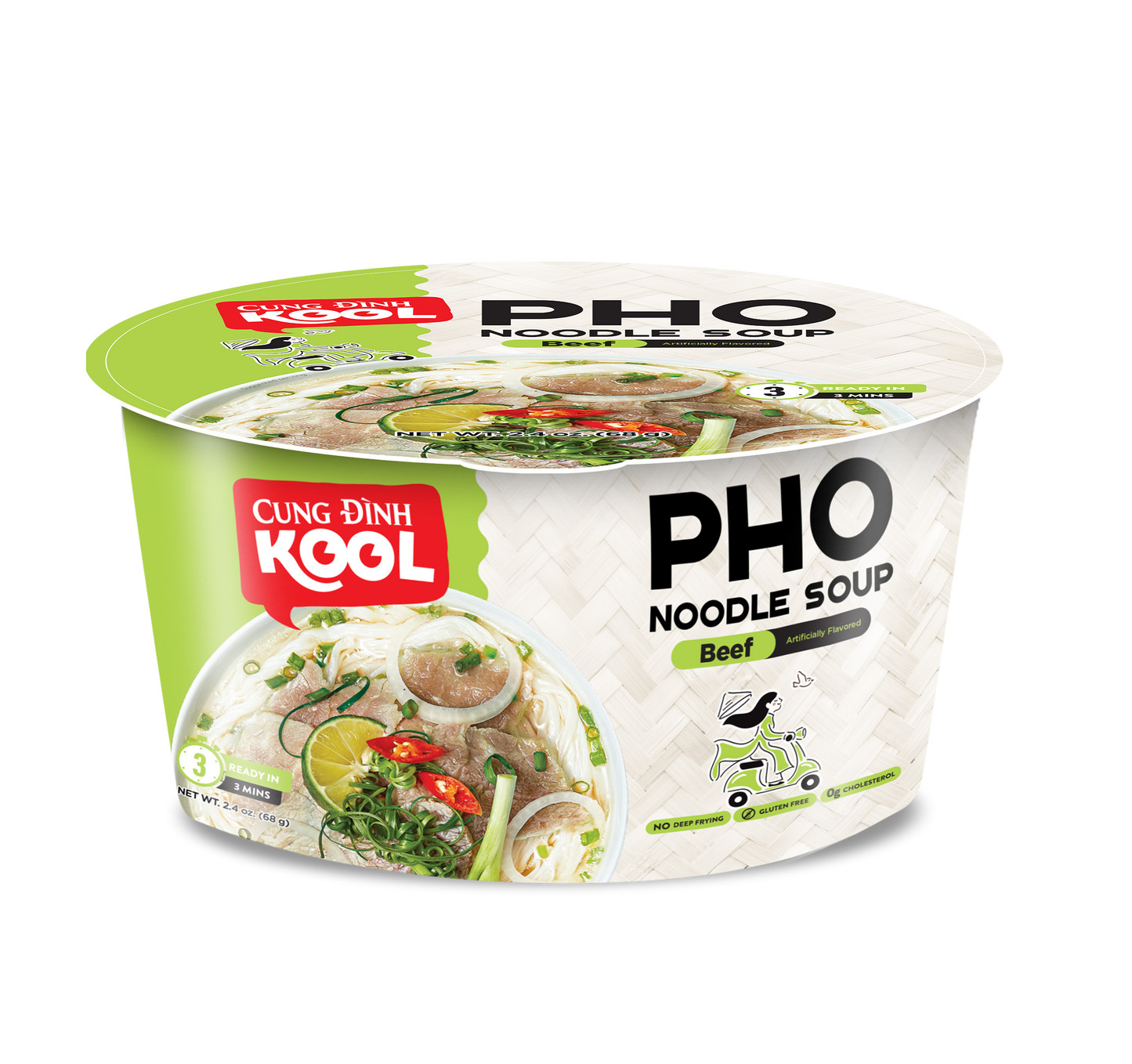 Kool Beef Flavour Bowls Pho  牛肉味碗裝河粉