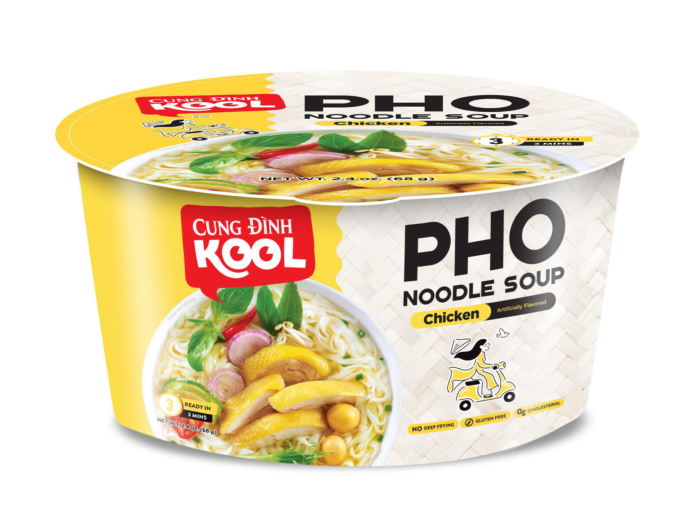 Kool Chicken Flavour Bowls Pho 雞肉味碗裝河粉 – Kwan Yick