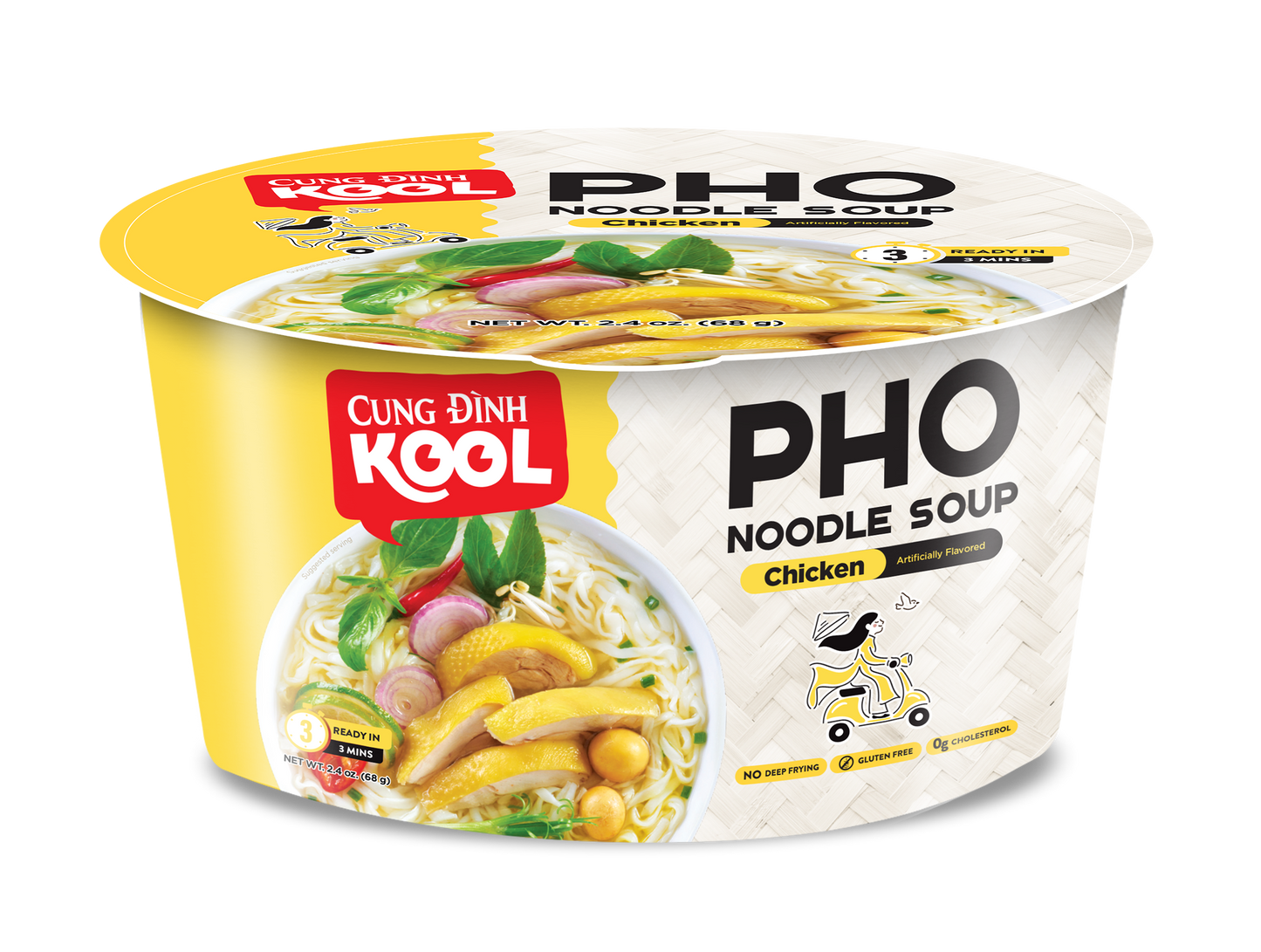 Kool Chicken Flavour Bowls Pho  雞肉味碗裝河粉