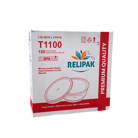 Relipak T1100 Containers & Lids Relipak T1100  膠盒